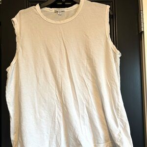 James Pearse  white muscle tank top. Size 3.